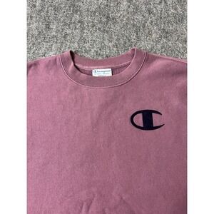 Champion‎ Small Men's Faded Purple Cropped Pullover Sweatshirt